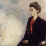 Ritratto della Baronessa de Domecy di Odilon Redon