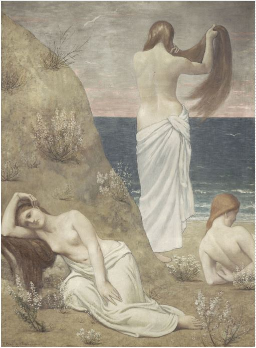 Ragazze in riva al mare di Pierre Puvis de Chavannes