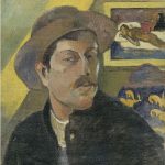 Autoritratto con cappello di Paul Gauguin