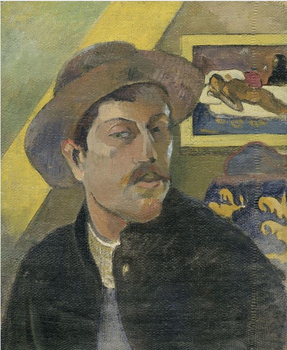 Autoritratto con cappello di Paul Gauguin