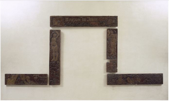 Bassorilievo in legno della Casa del Piacere di Paul Gauguin
