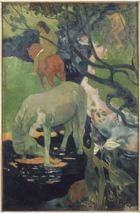 Il cavallo bianco di Paul Gauguin