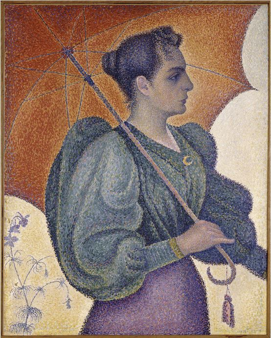 Donna con ombrello di Paul Signac