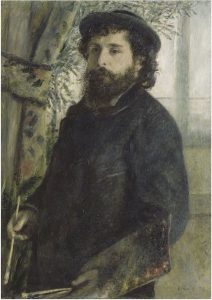 Ritratto di Claude Monet di Pierre-Auguste Renoir