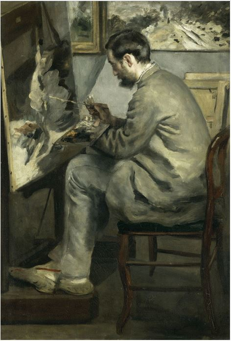 Ritratto di Frederic Bazille di Pierre-Auguste Renoir