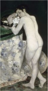 Ragazzo con il gatto di Pierre Auguste Renoir