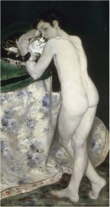 Ragazzo con il gatto di Pierre Auguste Renoir