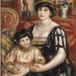 Ritratto della Signora Bernheim-Jeune e del figlio Henry di Pierre Auguste Renoir