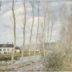 Il canale del Loing di Alfred Sisley