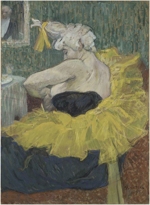 La clownessa Cha-U-Kao di Henri de Toulouse-Lautrec