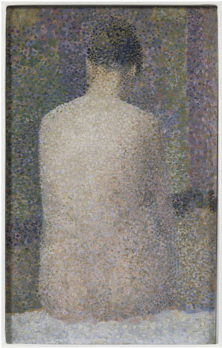 Modella di spalle di Georges Seurat