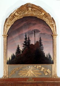 Croce in montagna di Caspar David Friedrich