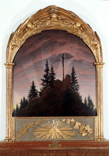 Croce in montagna di Caspar David Friedrich