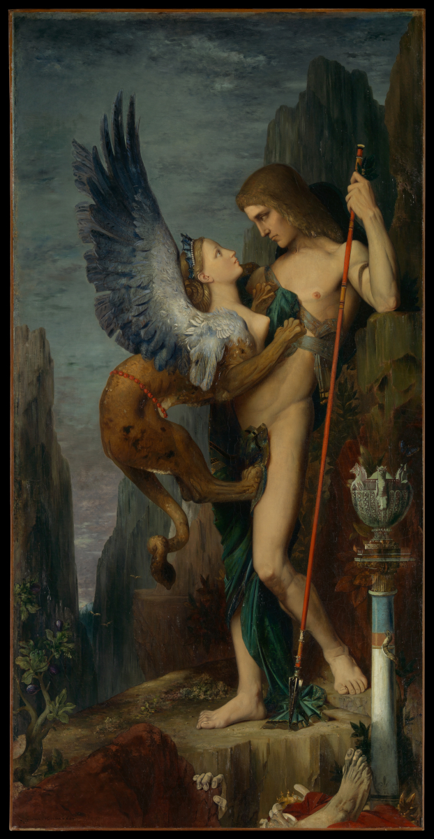 Edipo e la Sfinge di Gustave Moreau
