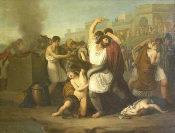 Il sacrificio di Laocoonte di Francesco Hayez