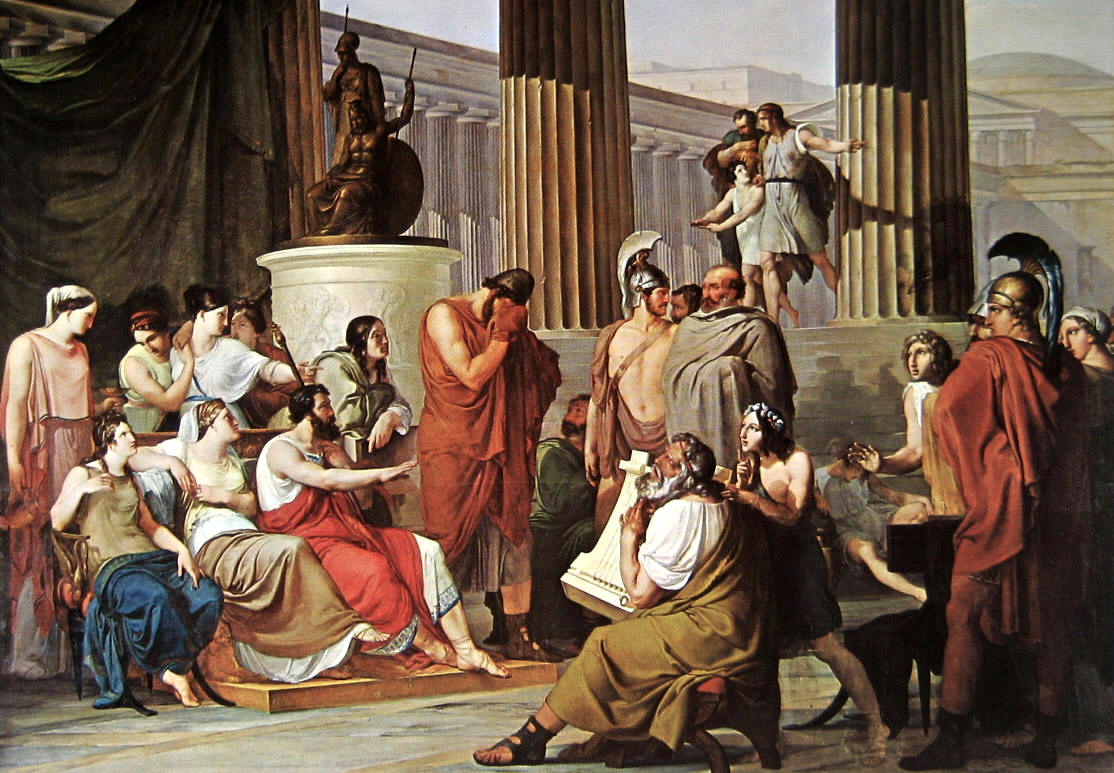 Ulisse alla corte di Alcinoo di Francesco Hayez