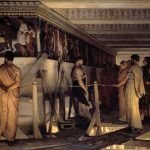 Fidia che espone i fregi del Partenone di Lawrence Alma-Tadema
