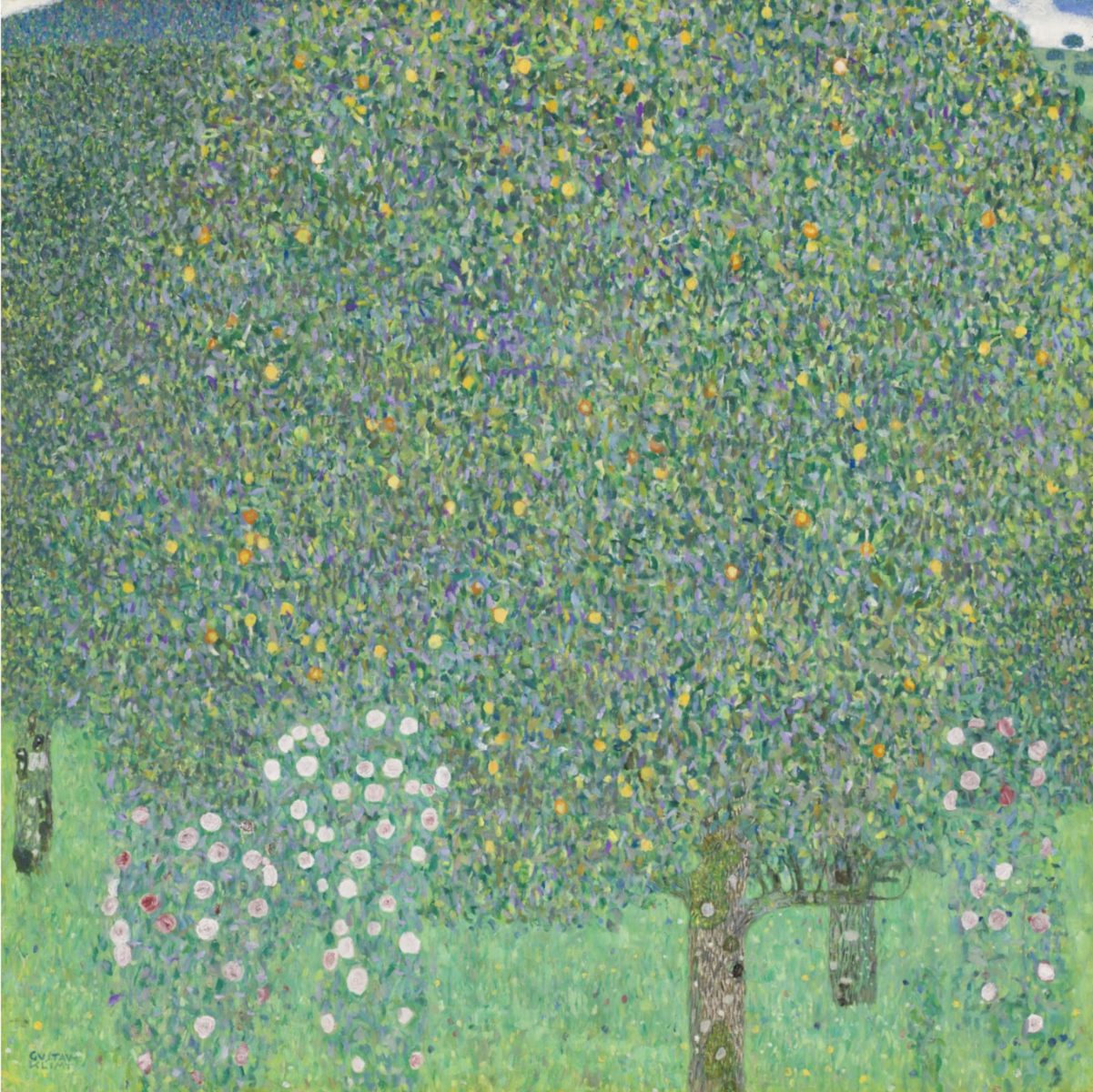 Rose sotto gli alberi di Gustav Klimt