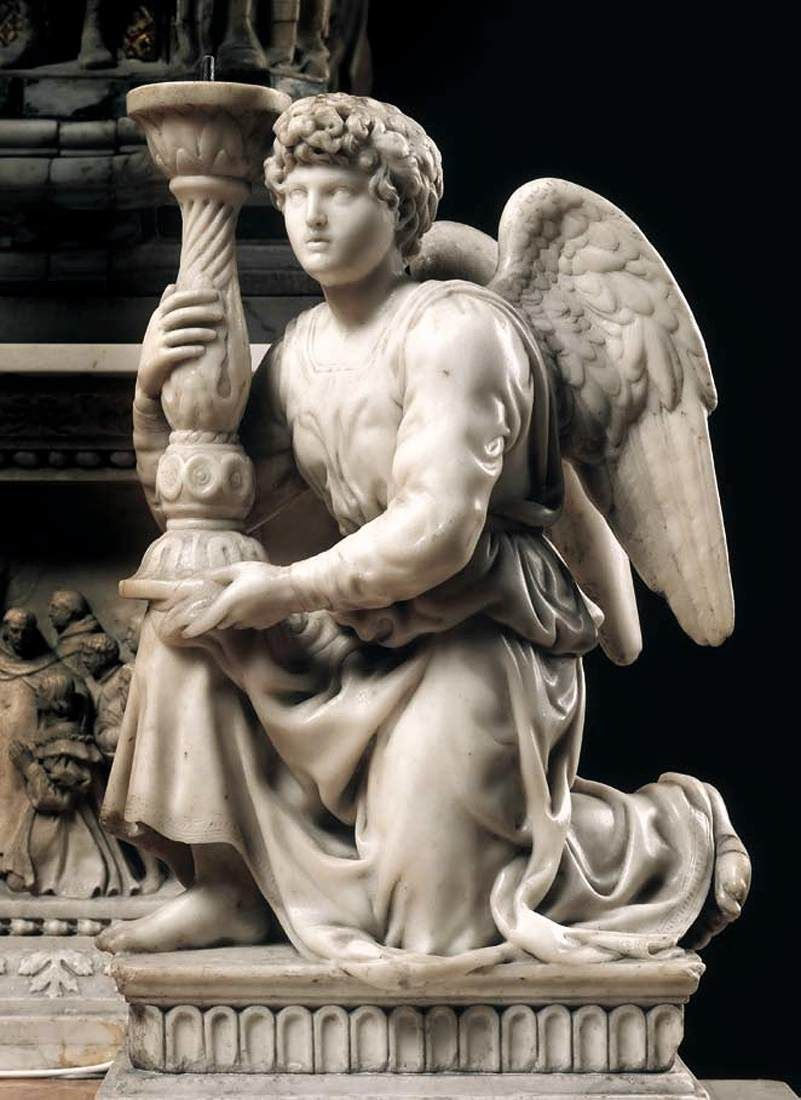 Angelo reggicandelabro di Michelangelo