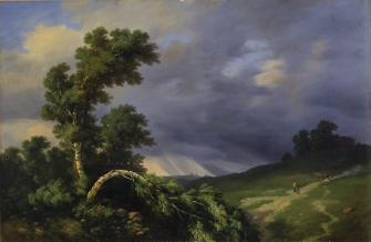 Paesaggio con temporale di Carlo Piacenza
