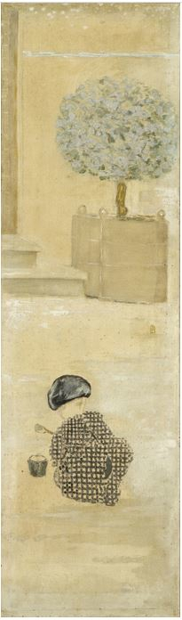 Il bambino con la formina di sabbia di Pierre Bonnard