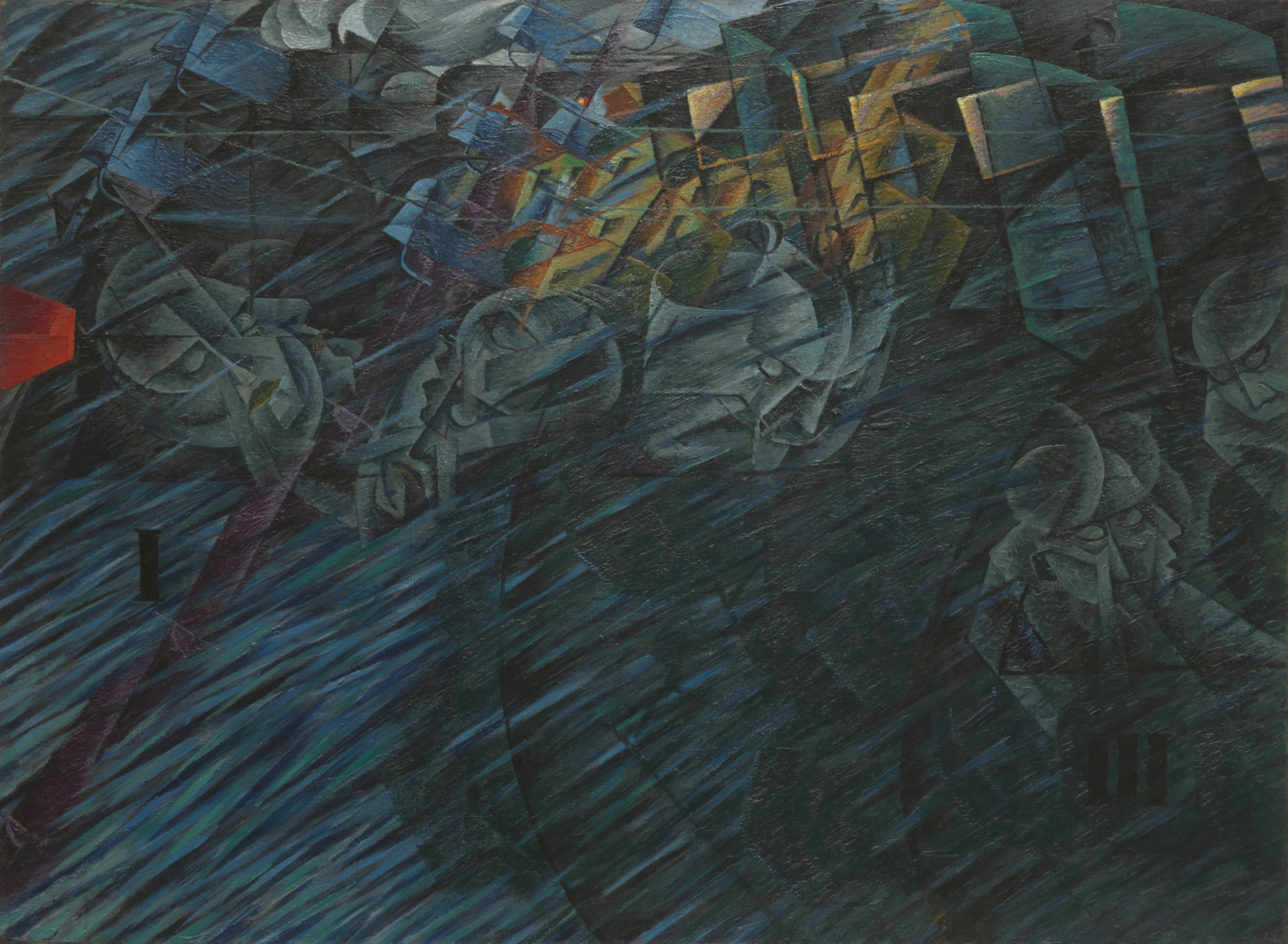 Quelli che vanno di Umberto Boccioni, Seconda Serie degli Stati d'animo