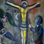 Le Christ et le peintre di Marc Chagall