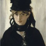 Berthe Morisot con un mazzo di violette di Edouard Manet