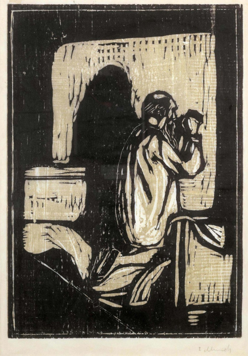Il padre in preghiera di Edvard Munch