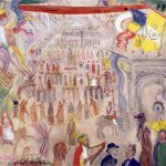 Procession des pénitents de Furnes di James Ensor