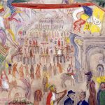 Procession des pénitents de Furnes di James Ensor