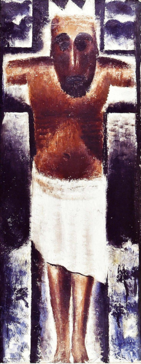 Christ en croix di Jean Fautrier