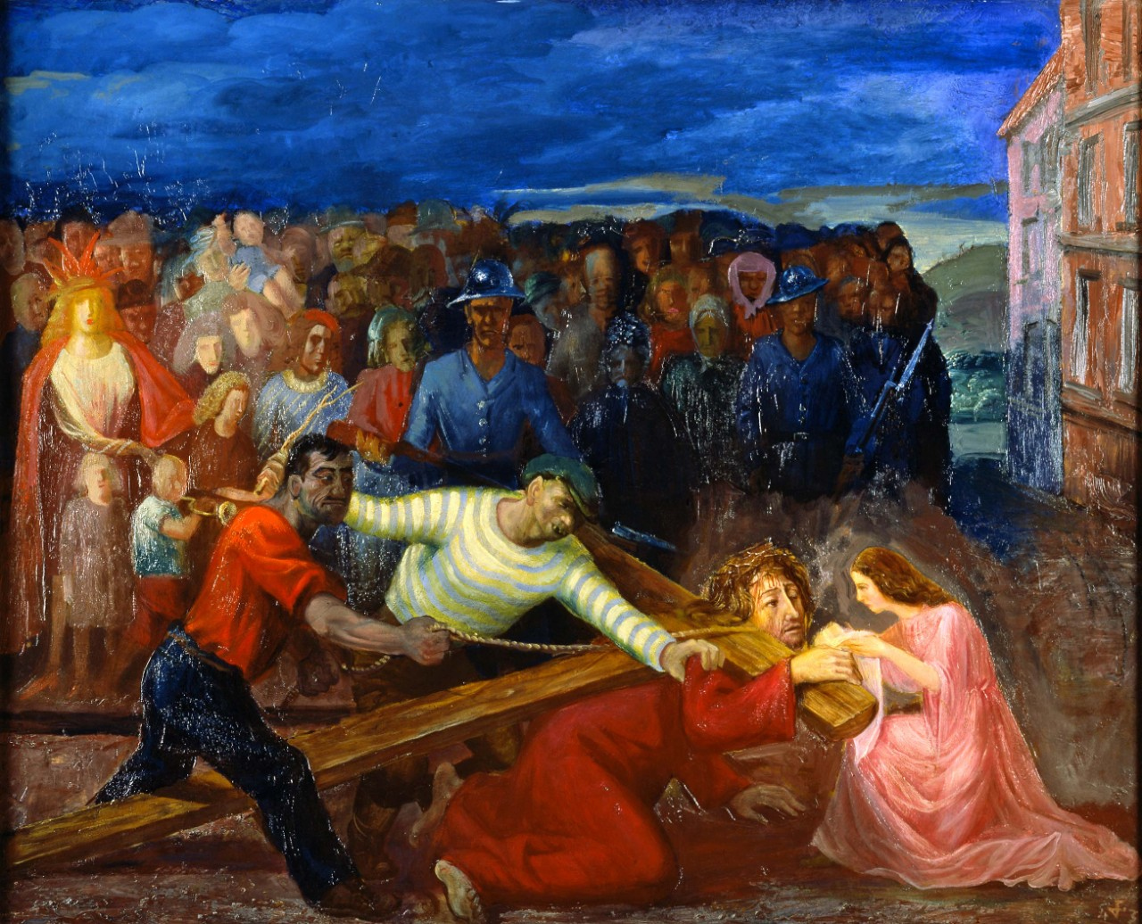 Kreuztragung di Otto Dix