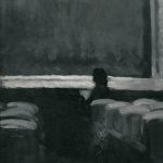 Solitary Figure in a Theater (1903) di  Edward Hopper