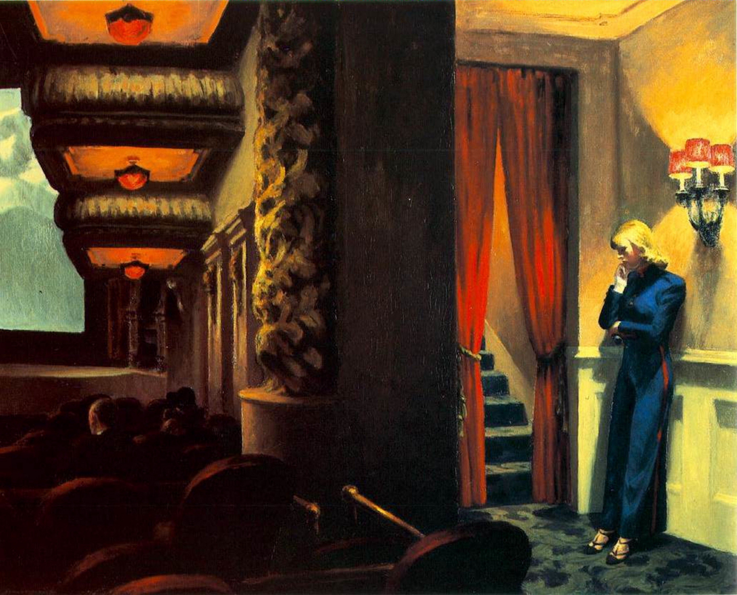New York Movie di Edward Hopper