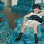 Ragazzina in poltrona blu di Mary Cassatt