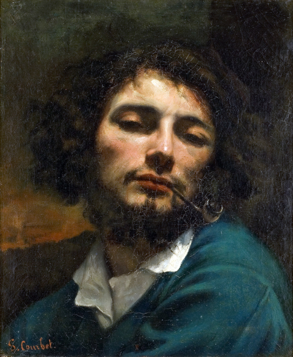 Autoritratto di Gustave Courbet