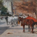 Viale Principe Amedeo a Firenze di Giovanni Fattori