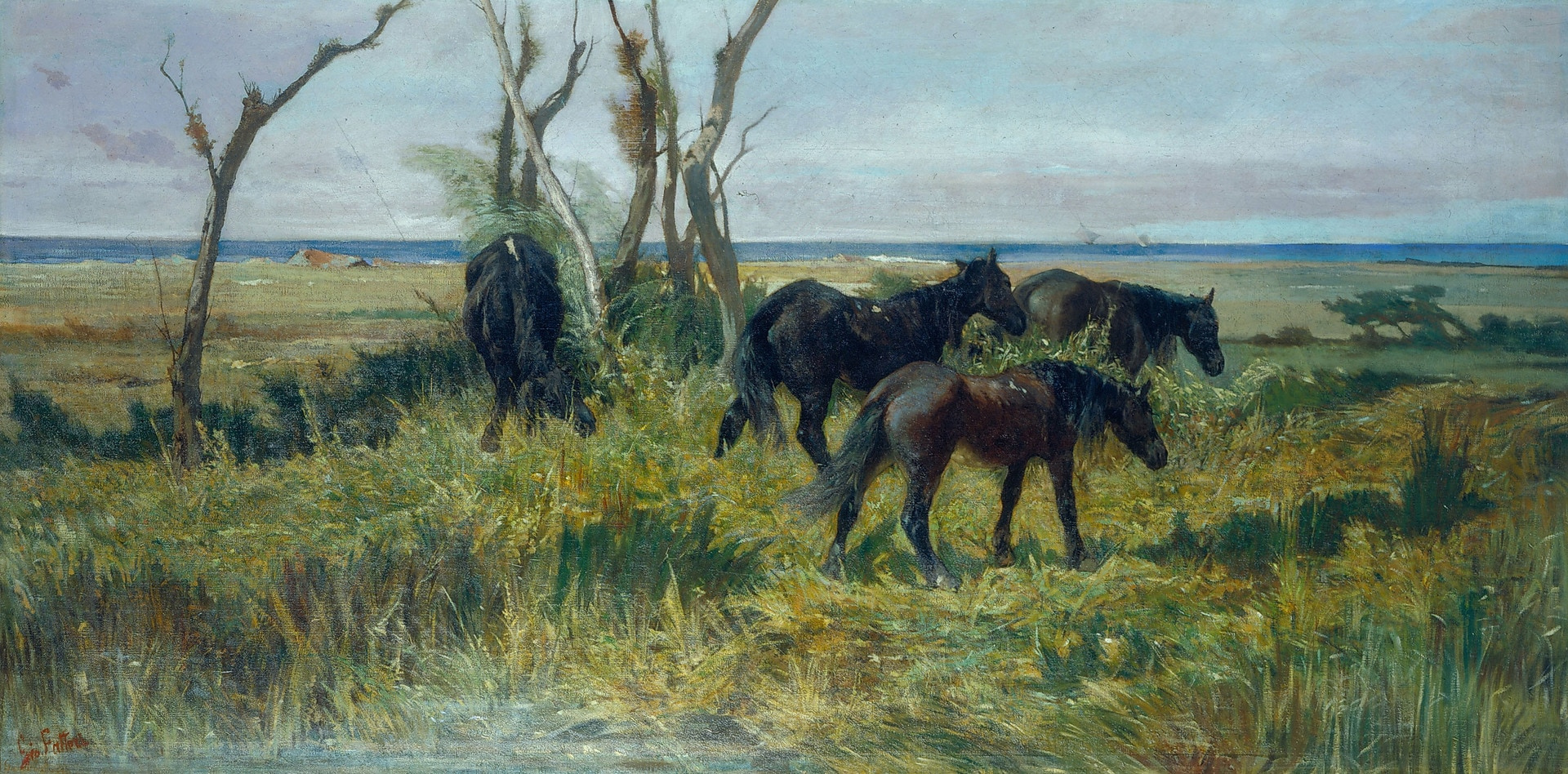 Pastura maremmana di Giovanni Fattori