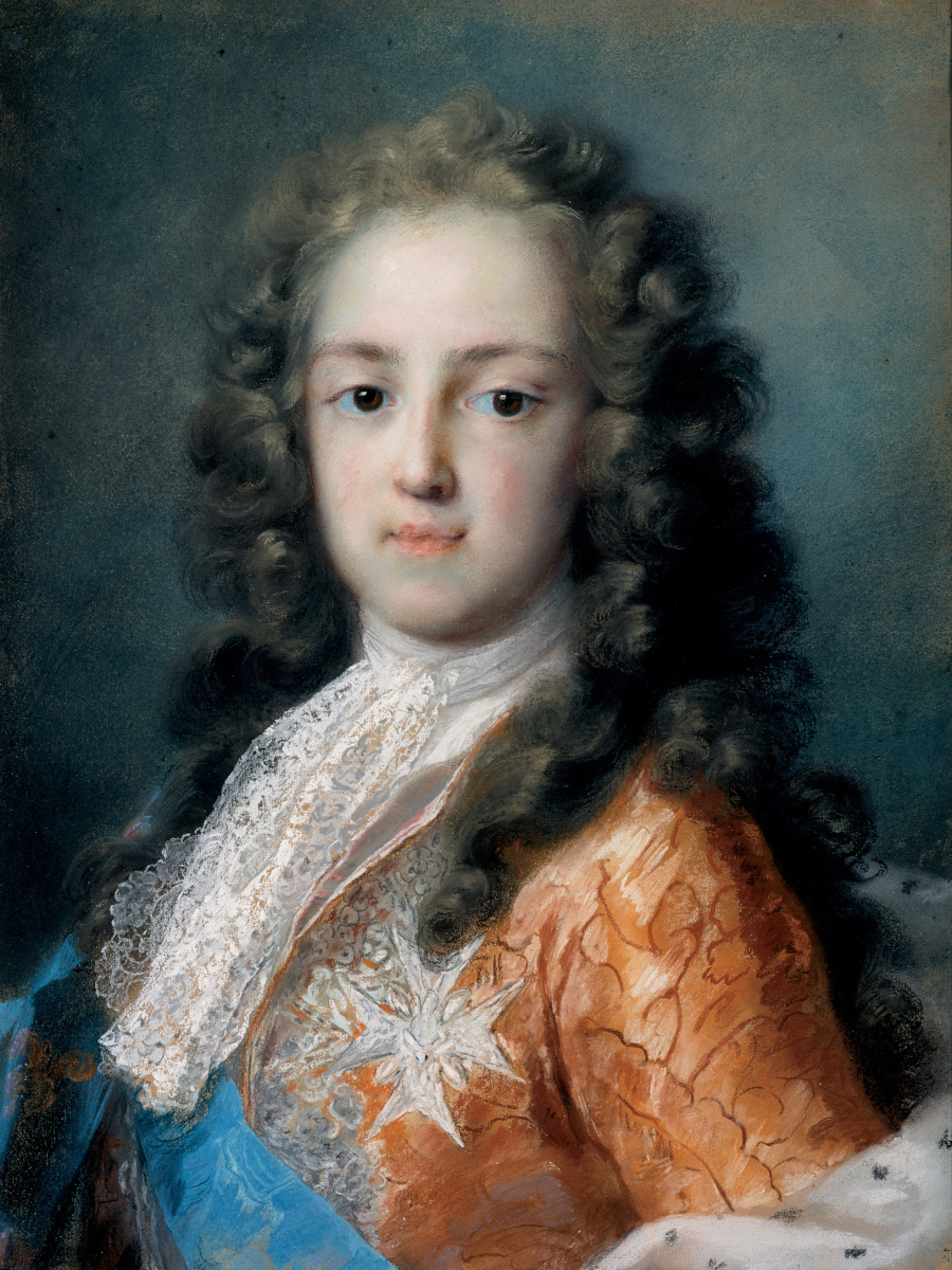 Ritratto di Luigi XV di Francia di Rosalba Carriera