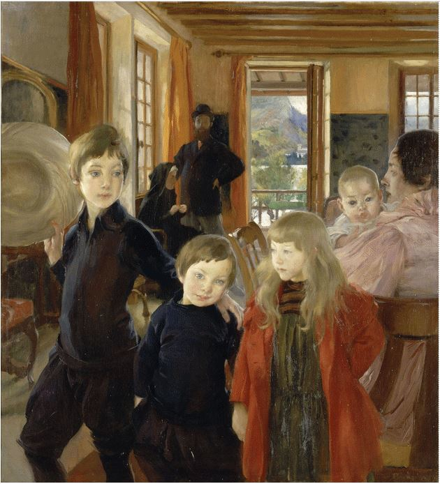 Una famiglia di Albert Besnard