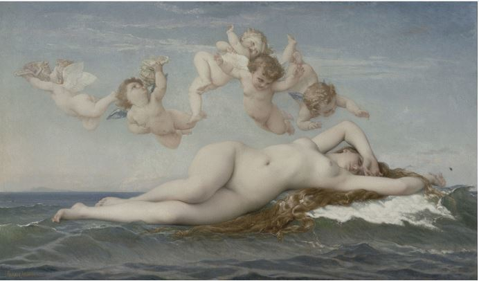 La nascita di Venere di Alexandre Cabanel