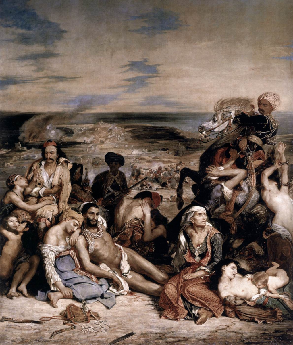 Il massacro di Scio di Eugéne Delacroix