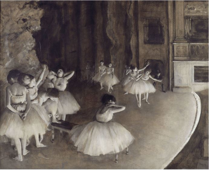 Prova di balletto di Edgar Degas