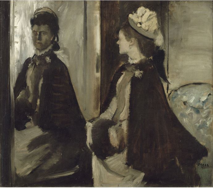 La Signora Jeantaud allo specchio di Edgar Degas