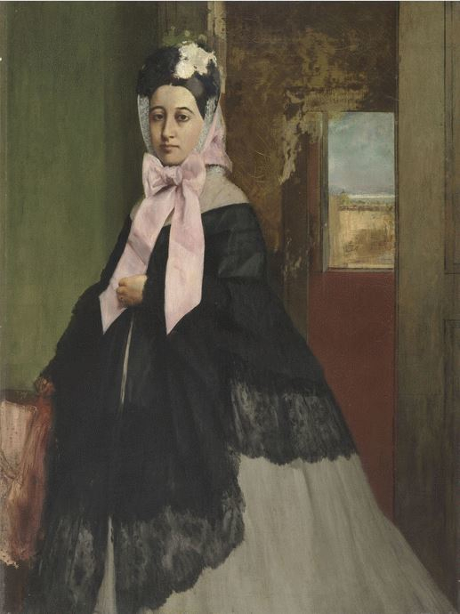 Ritratto di Thérèse de Gas di Edgar Degas