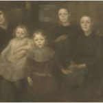 La famiglia del pittore di Eugène Carrière