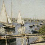 Barche a vela ad Argenteuil di Gustave Caillebotte