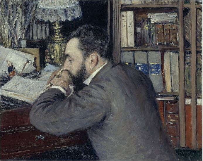 Ritratto di Henri Cordier di Gustave Caillebotte