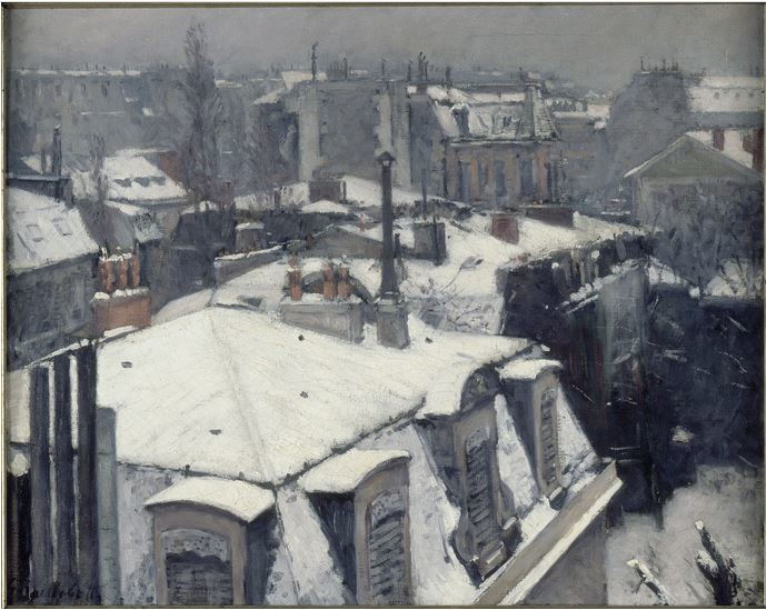 Veduta di tetti di Gustave Caillebotte